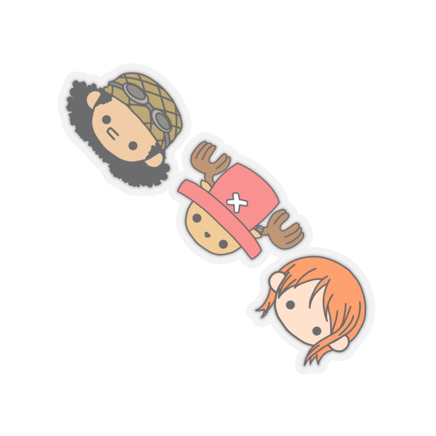Straw Hats Brains Trio Sticker