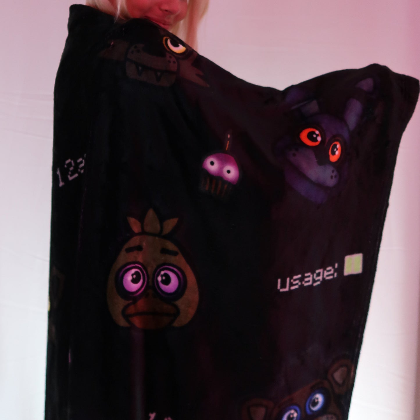 Night Shift Animatronics – Throw Blanket