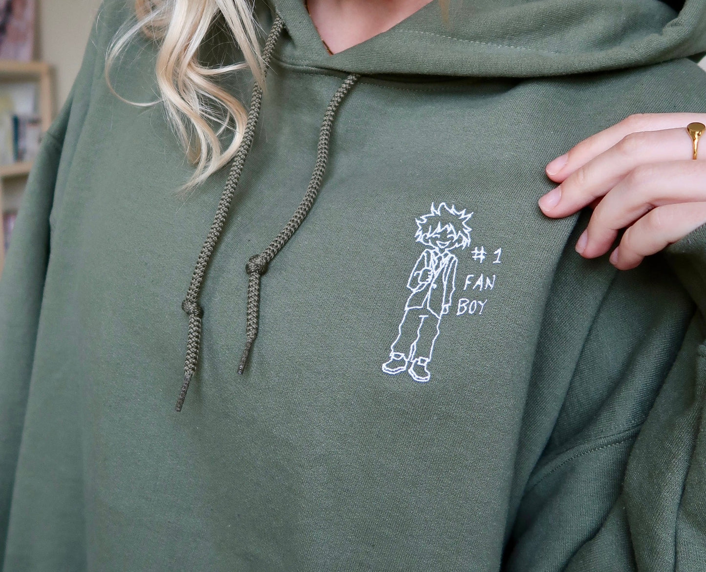 #1 Fanboy Derpy Embroidered Hoodie