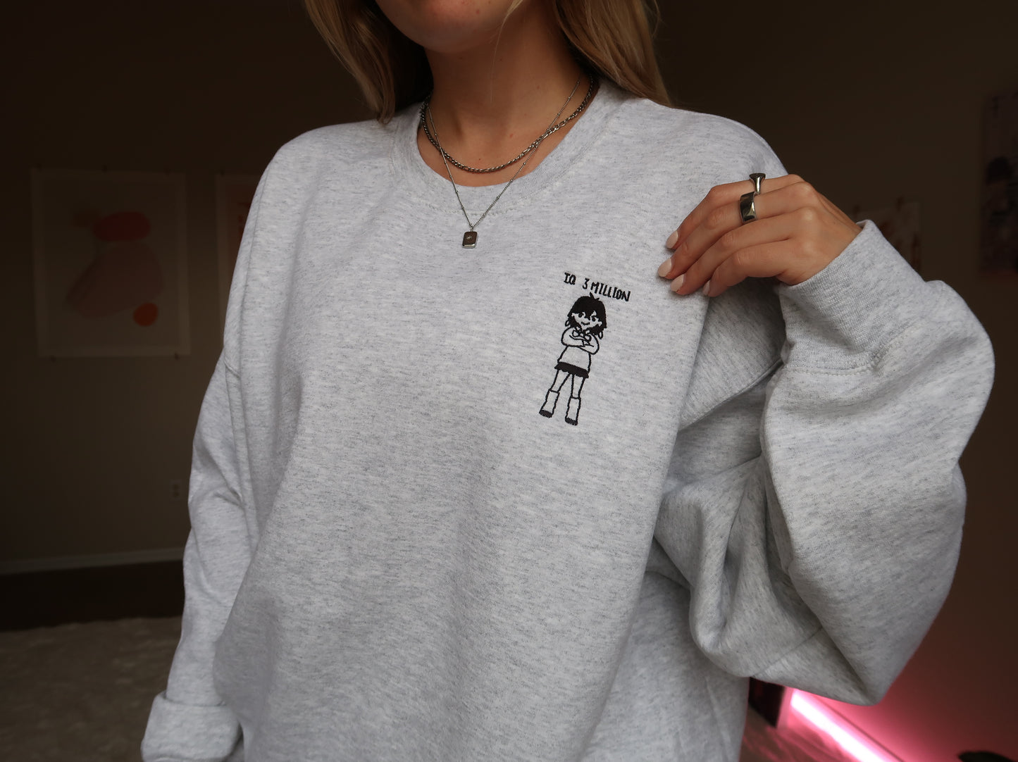 Psychic Derpy Embroidered Sweatshirt
