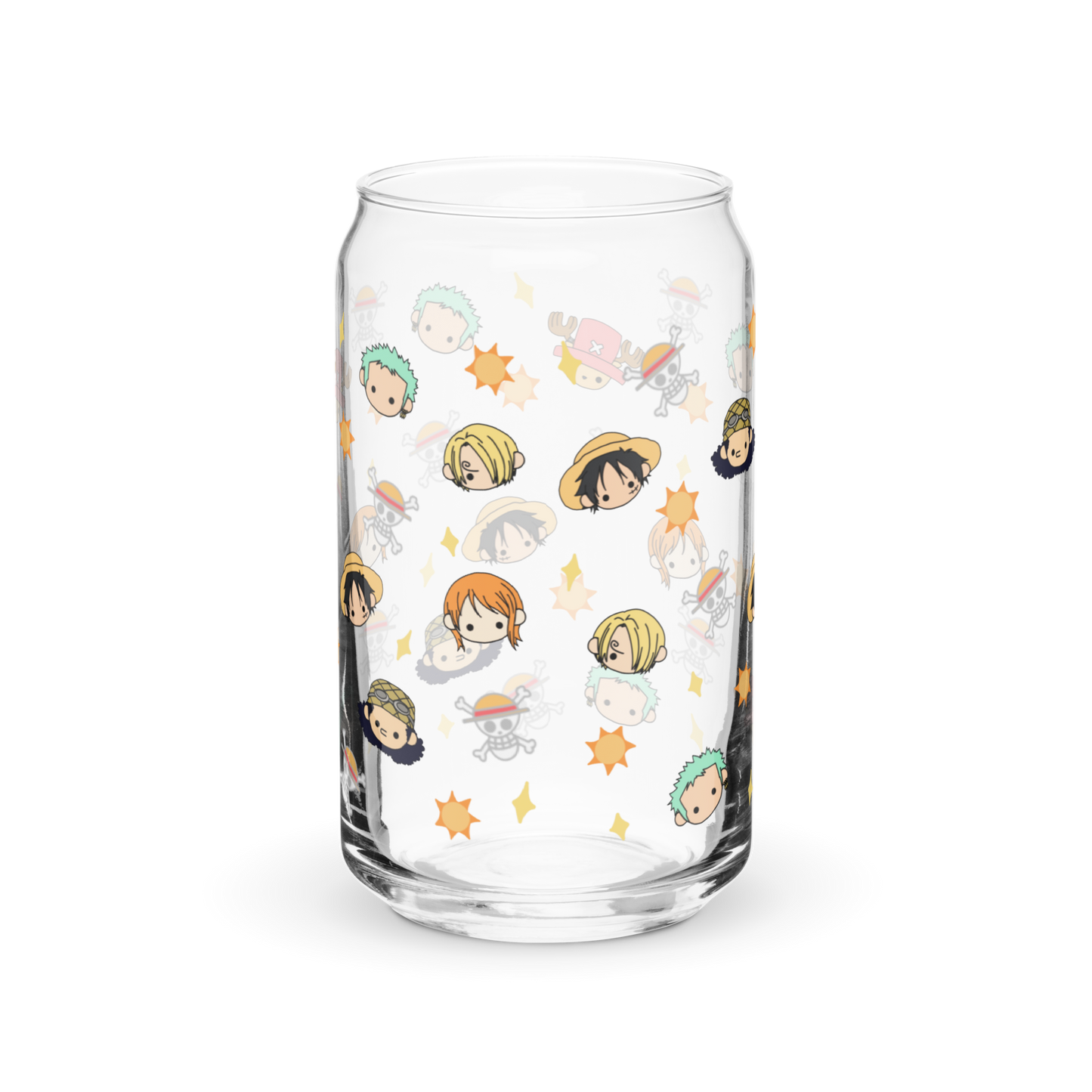 Straw Hats Chibis Glass