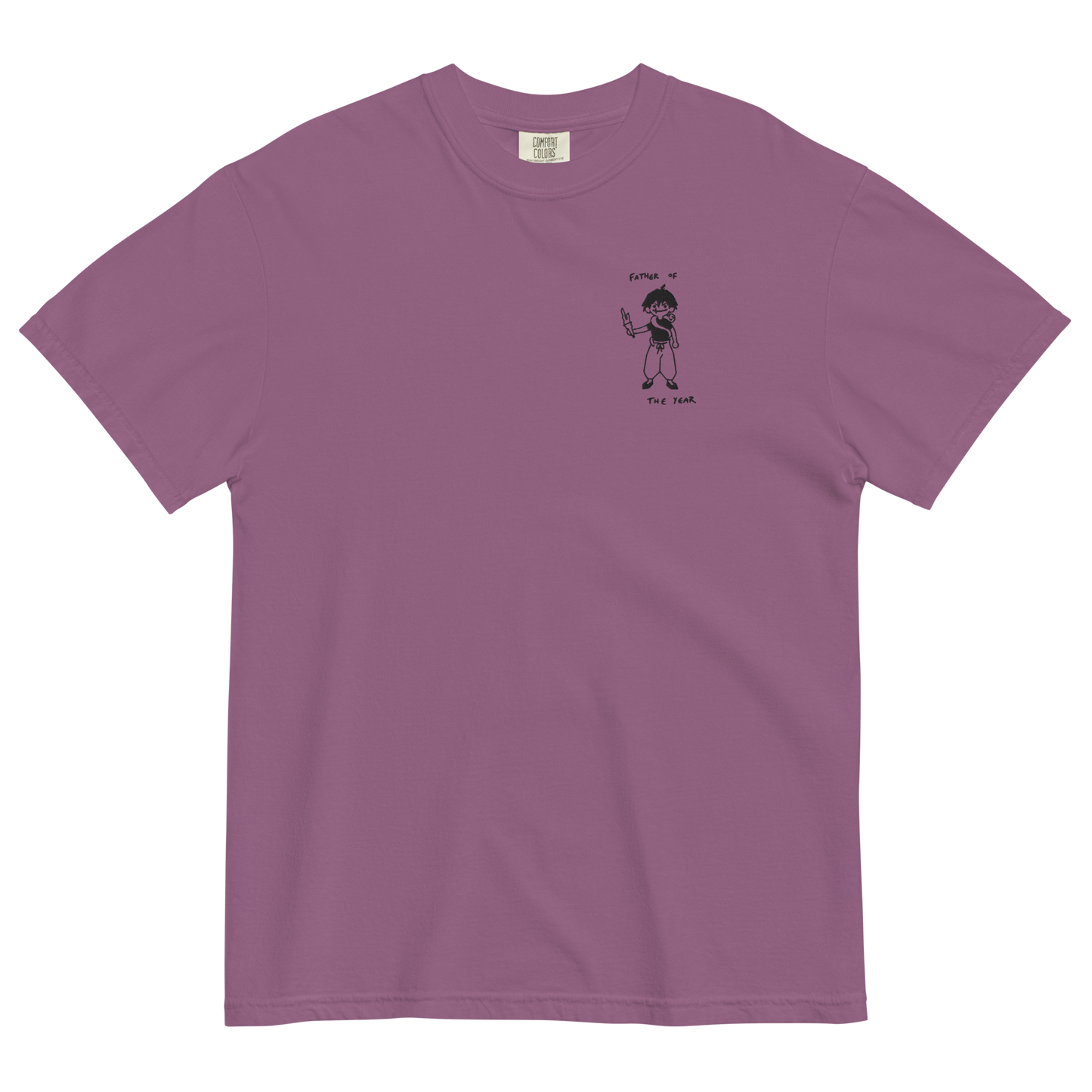 Father of the Year Embroidered T-Shirt