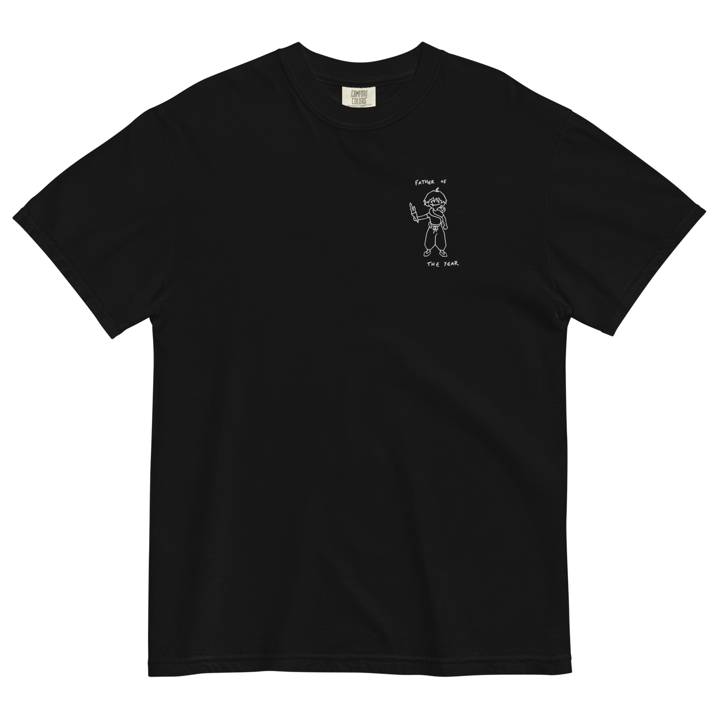 Father of the Year Embroidered T-Shirt