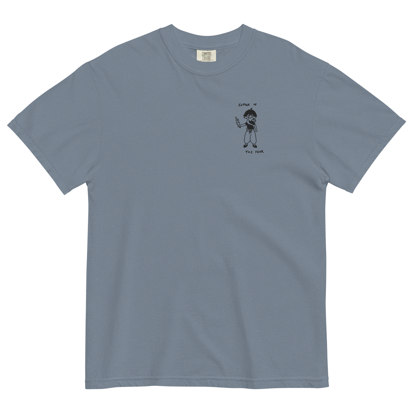 Father of the Year Embroidered T-Shirt