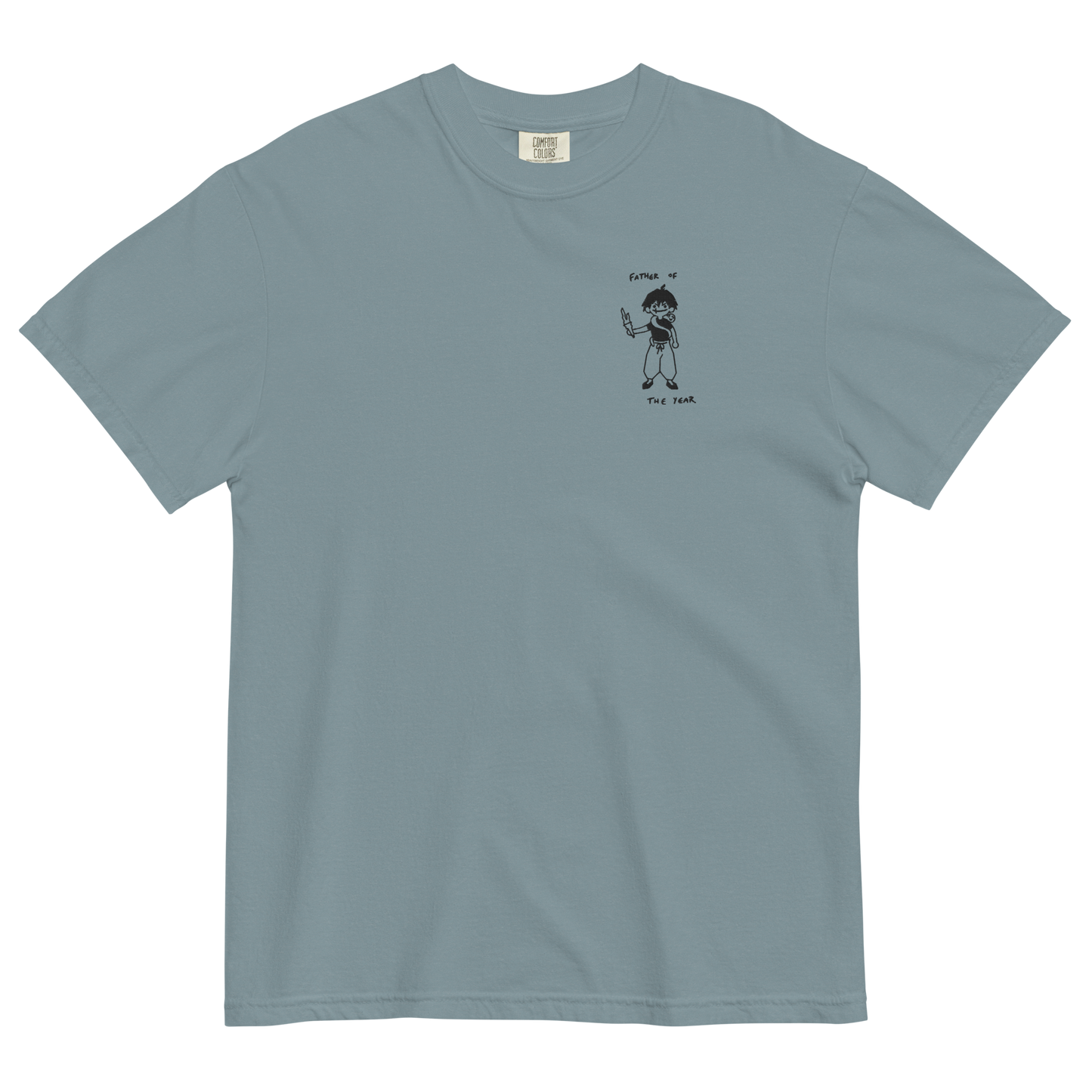 Father of the Year Embroidered T-Shirt