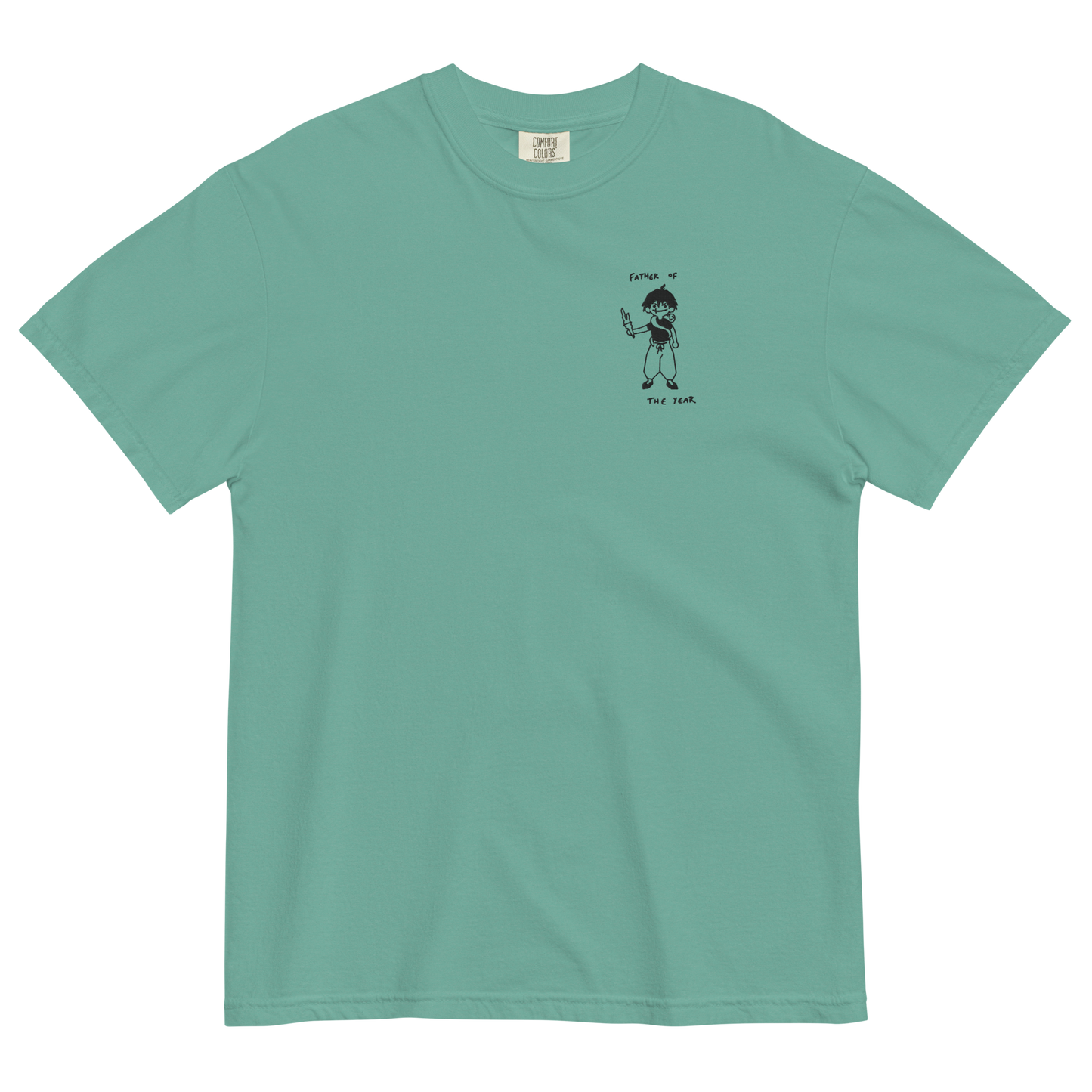 Father of the Year Embroidered T-Shirt