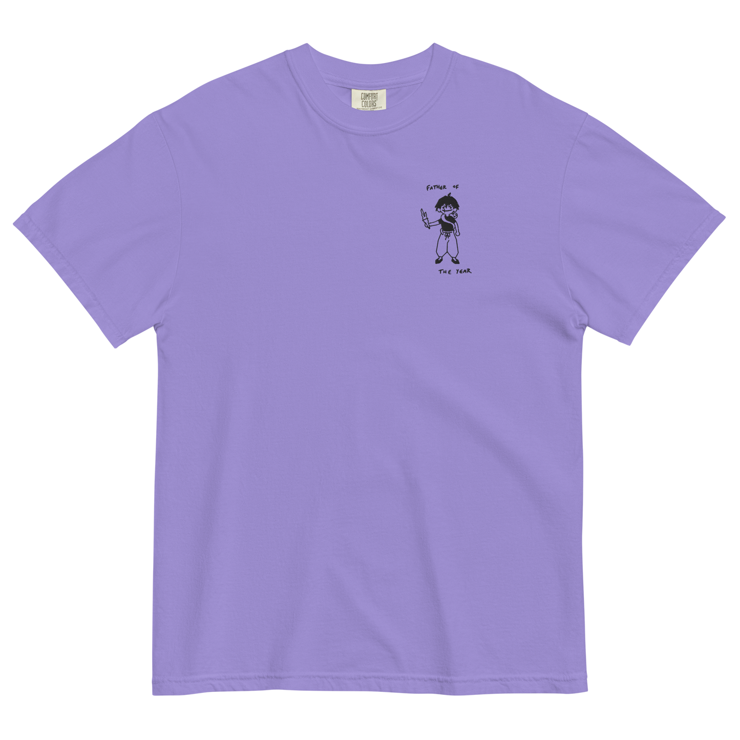Father of the Year Embroidered T-Shirt
