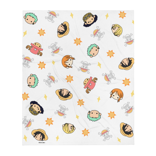 Straw Hats Chibi – Throw Blanket