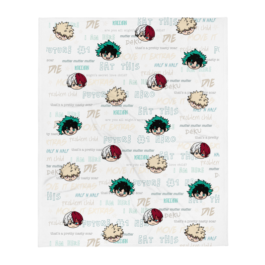 Heroes Chibi Throw Blanket