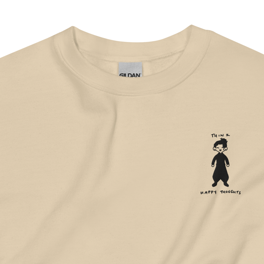 Think Happy Thoughts – Sweatshirt (Embroidered)