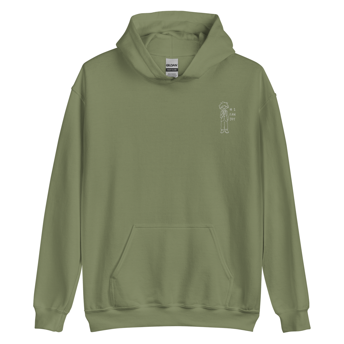 #1 Fanboy Derpy Embroidered Hoodie