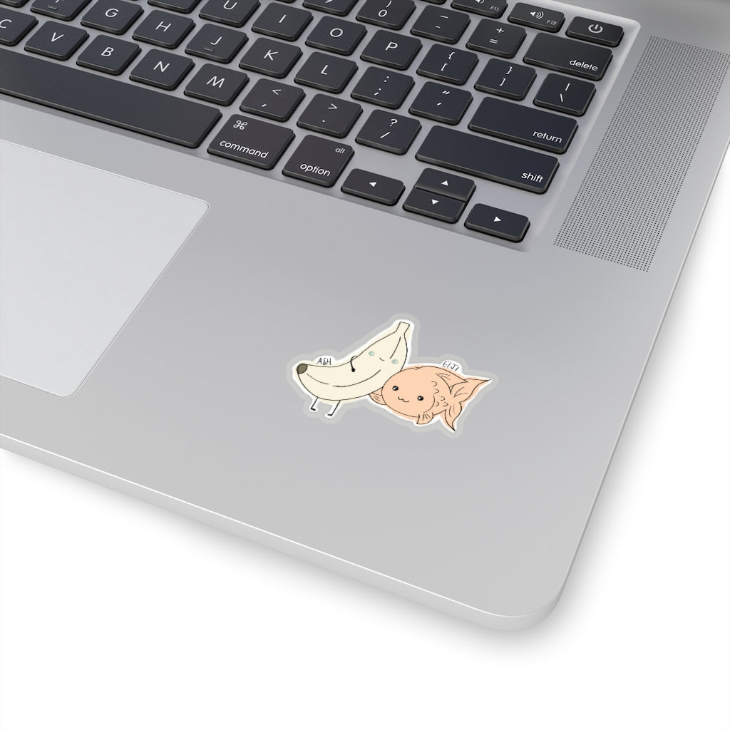 Banana & Fish Sticker