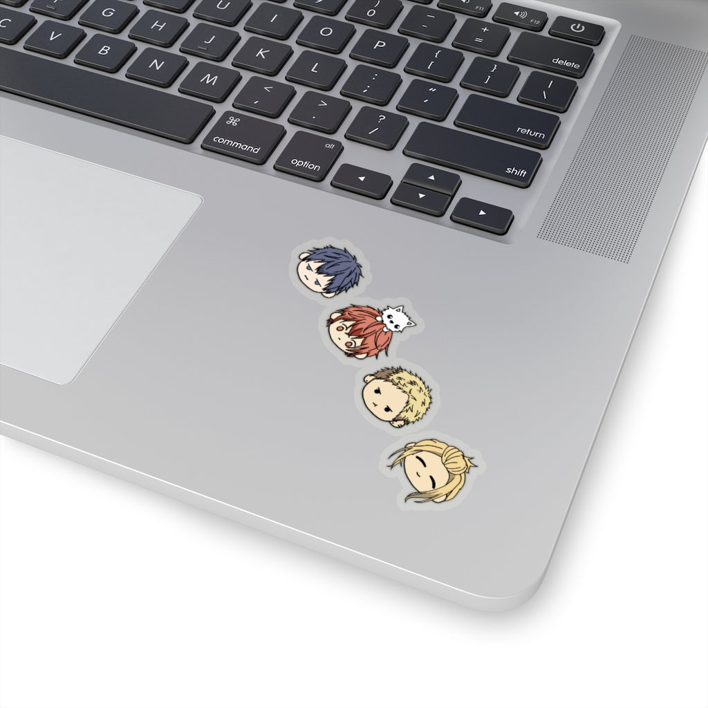 Boy Band Chibi Spring Sticker