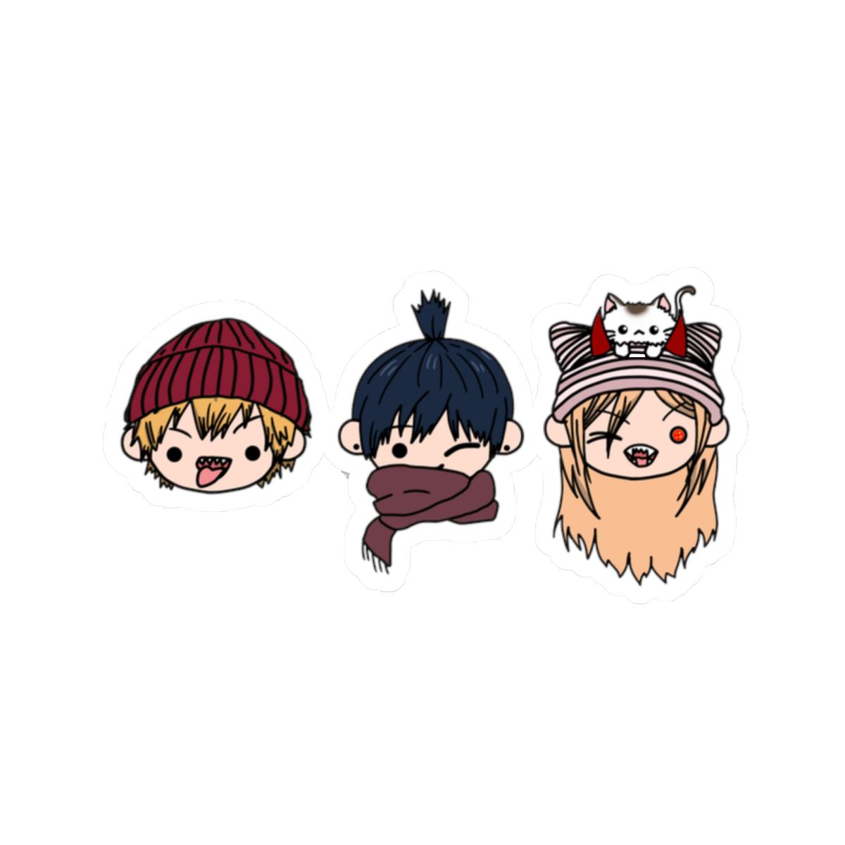 Devil Hunters Winter Chibi Sticker