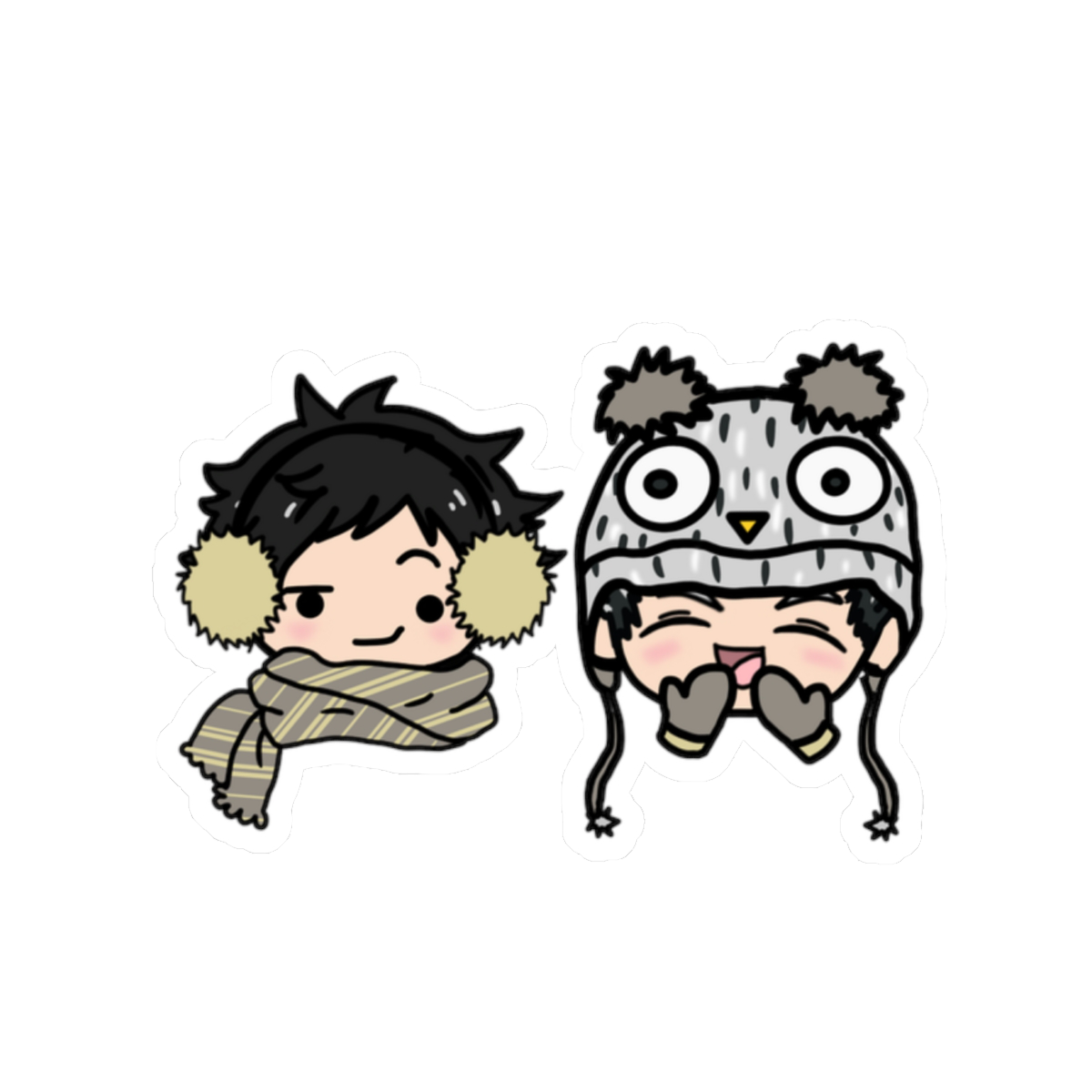 Bokuaka Winter Chibi Sticker