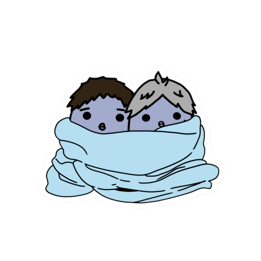 Winter Crow Sticker