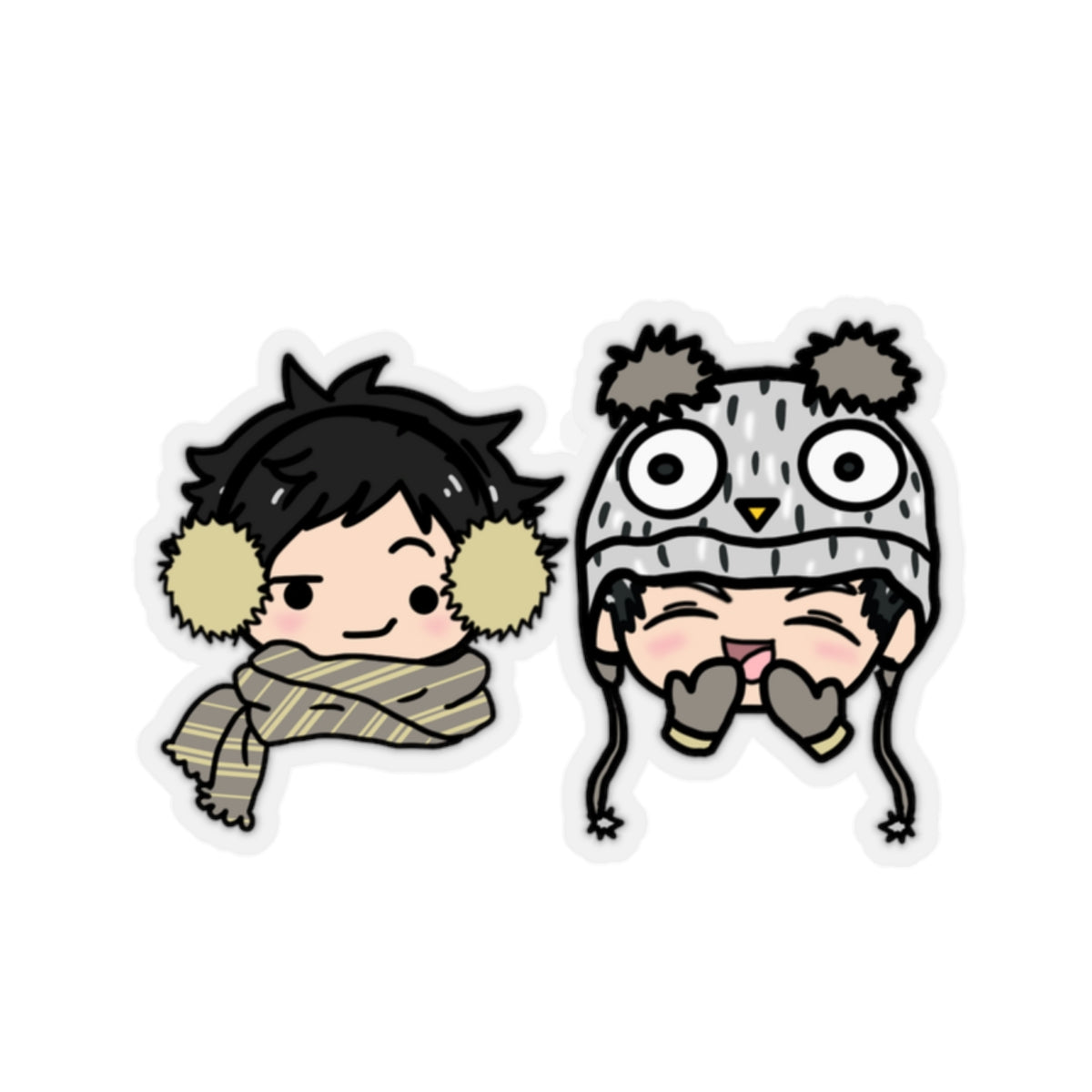 Bokuaka Winter Chibi Sticker