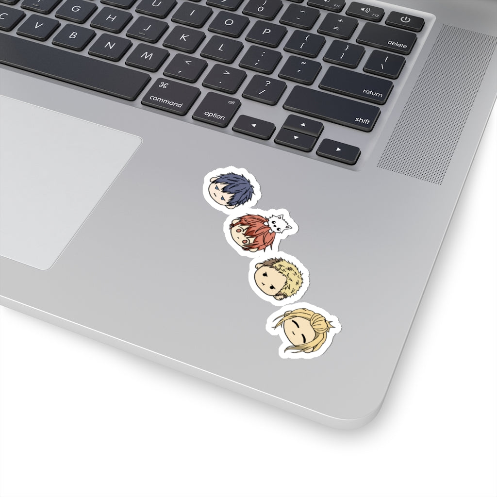 Boy Band Chibi Spring Sticker