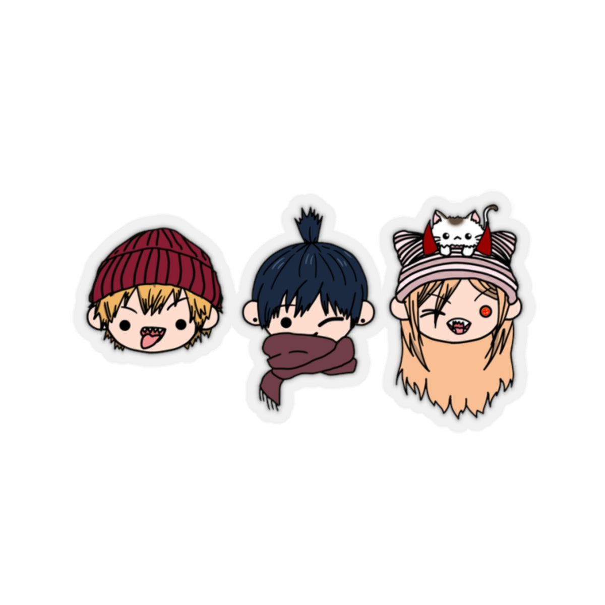 Devil Hunters Winter Chibi Sticker