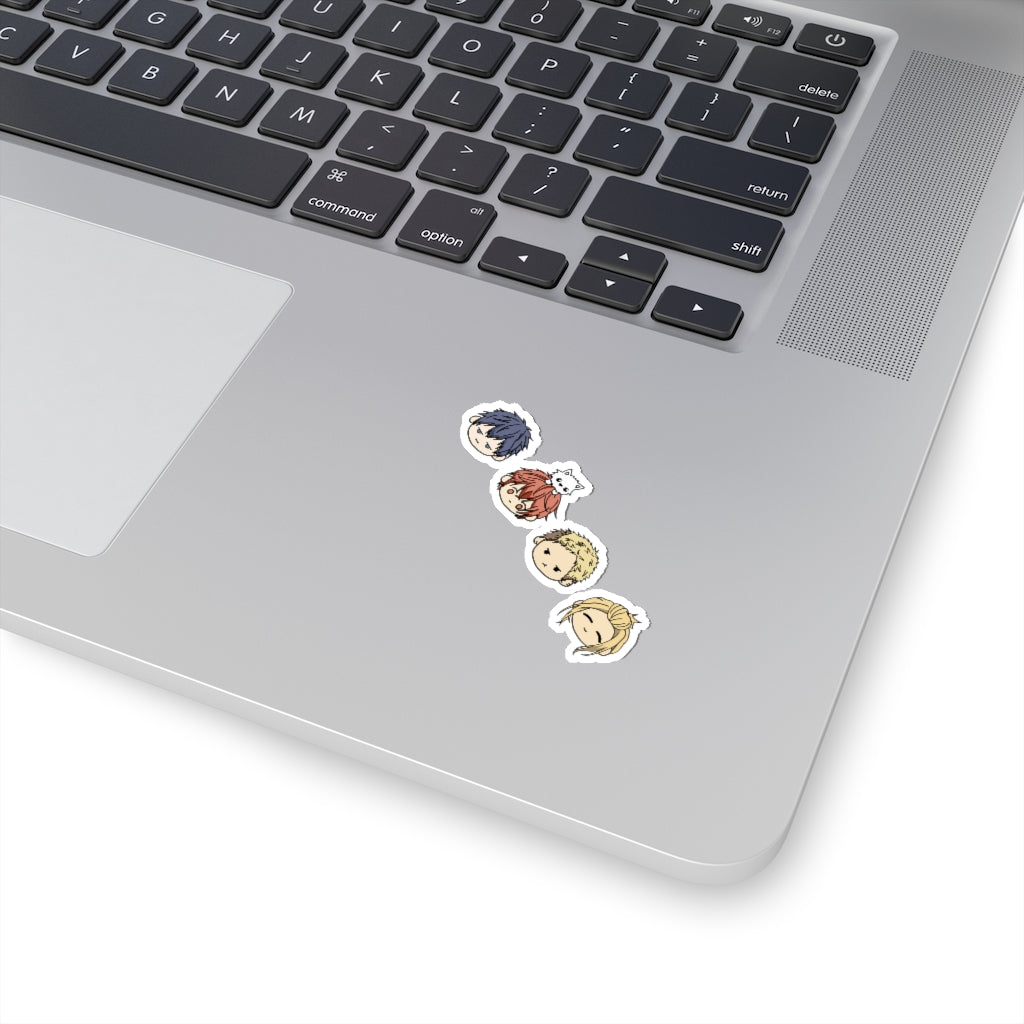 Boy Band Chibi Spring Sticker