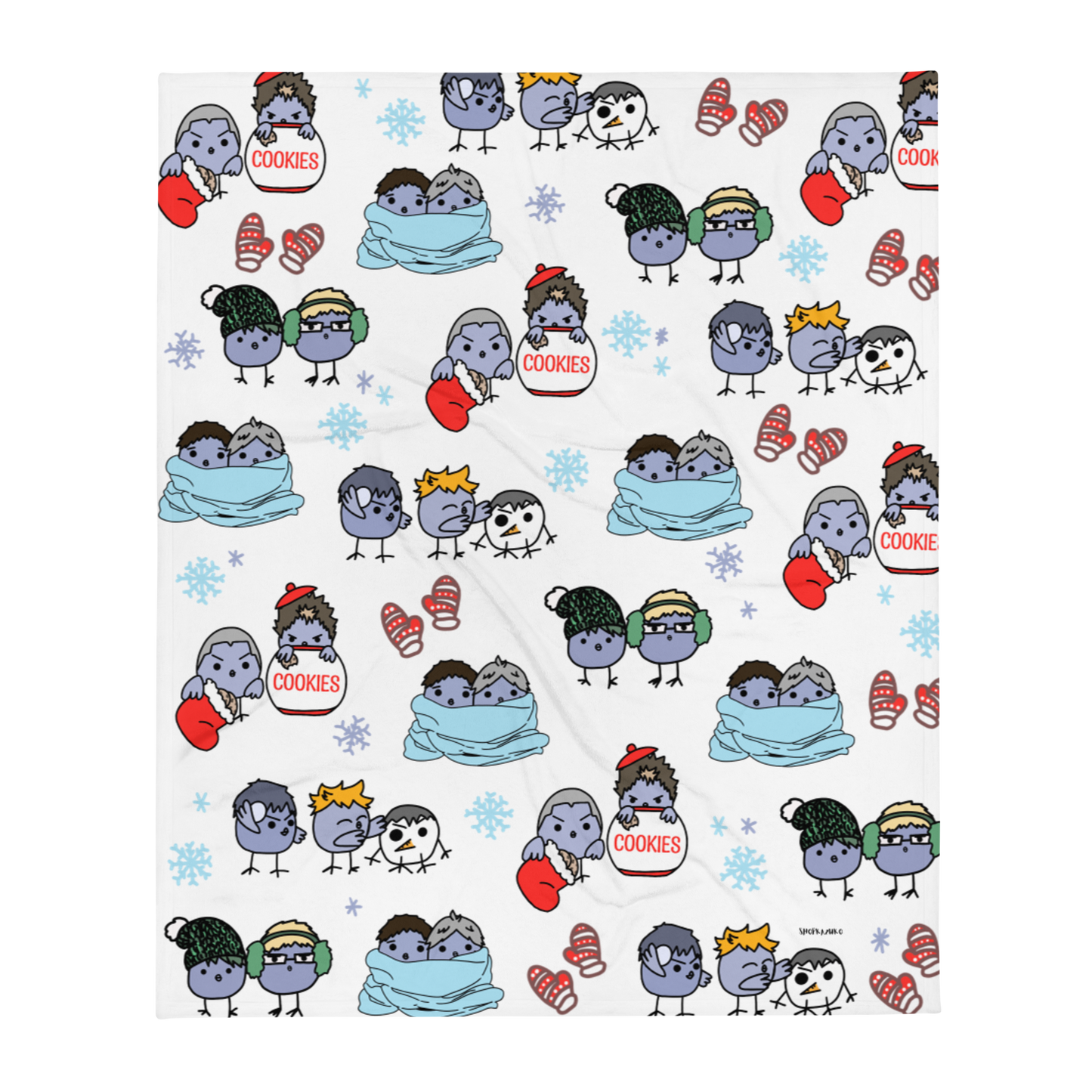 Winter Crows Blanket