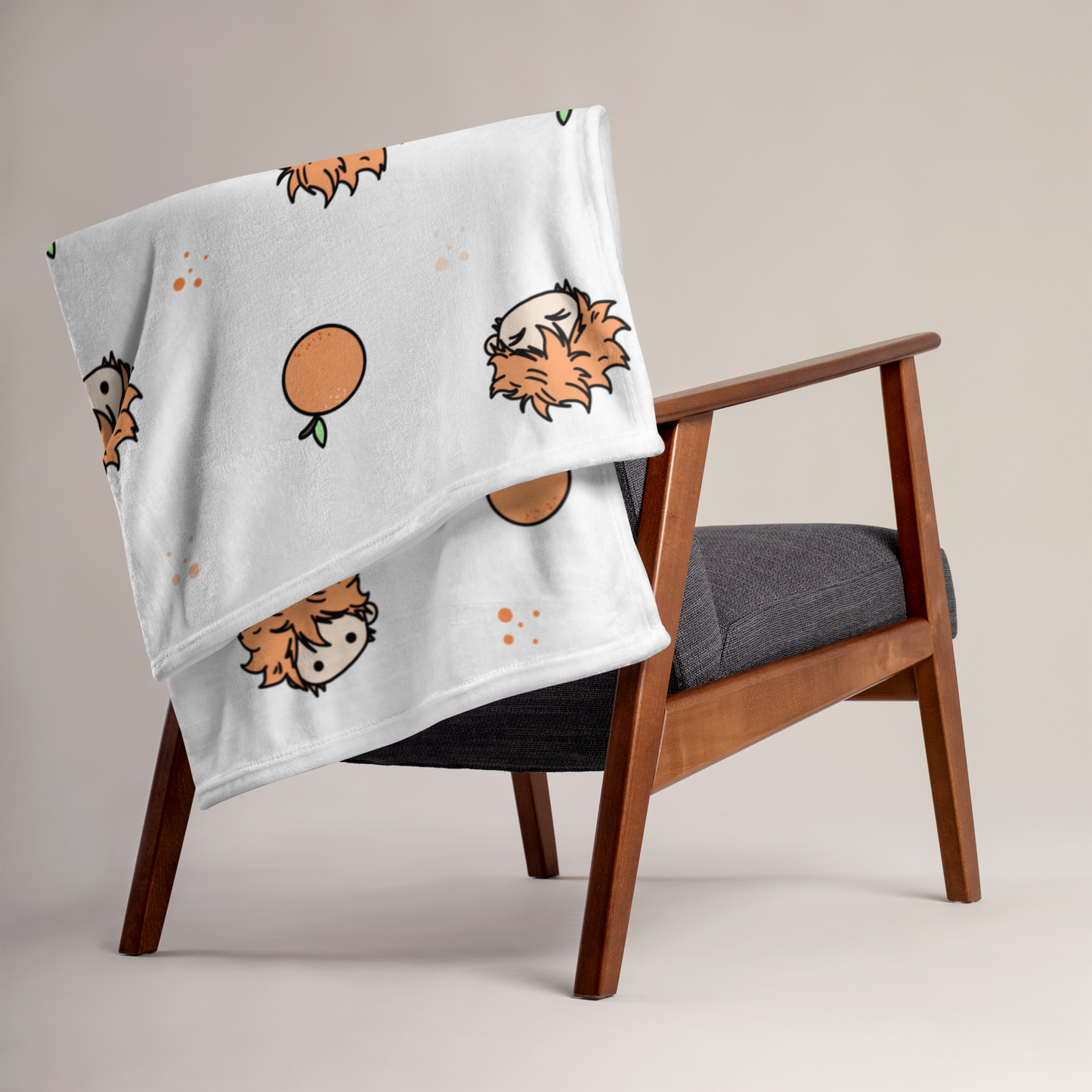 Orange Boy Blanket