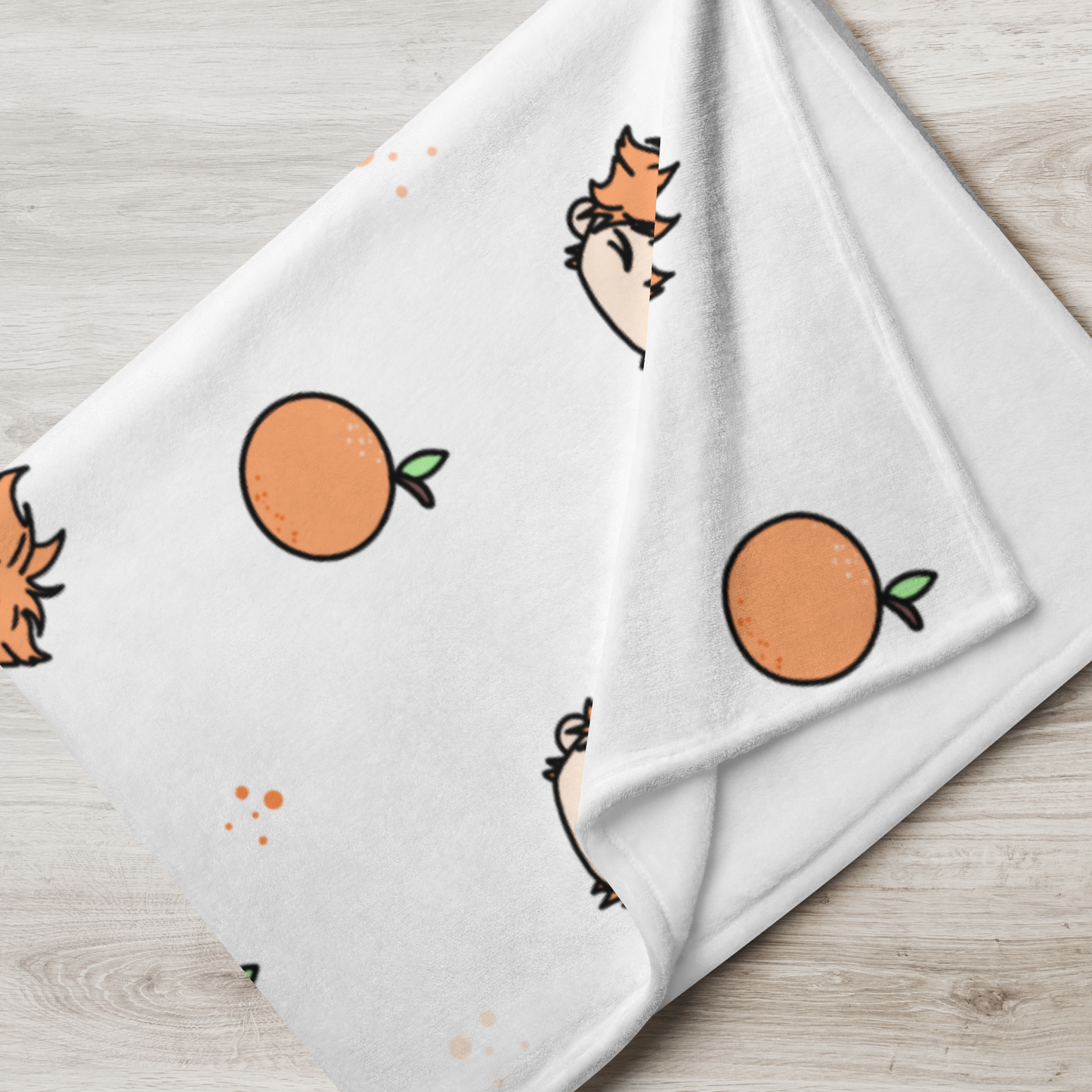 Orange Boy Blanket