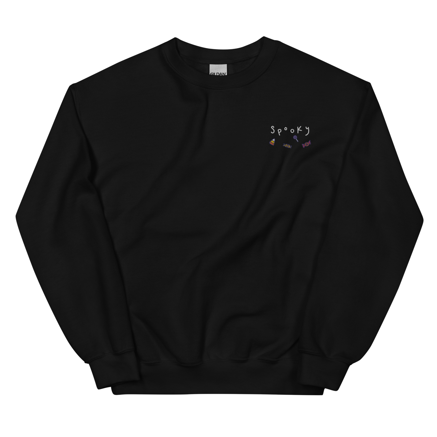 Trick or Treat Yo-self Embroidered Sweatshirt