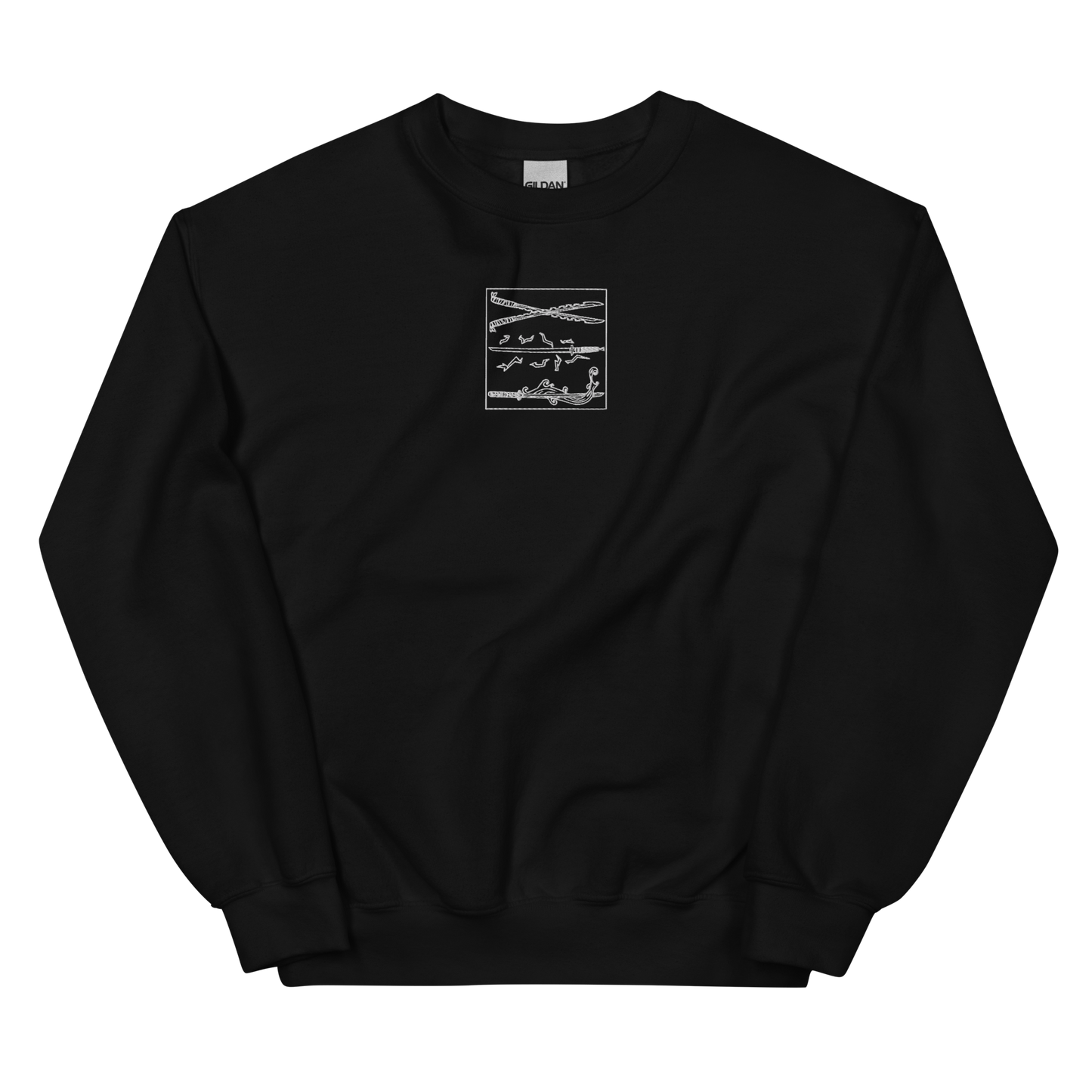 Embroidered Katanas Sweatshirt