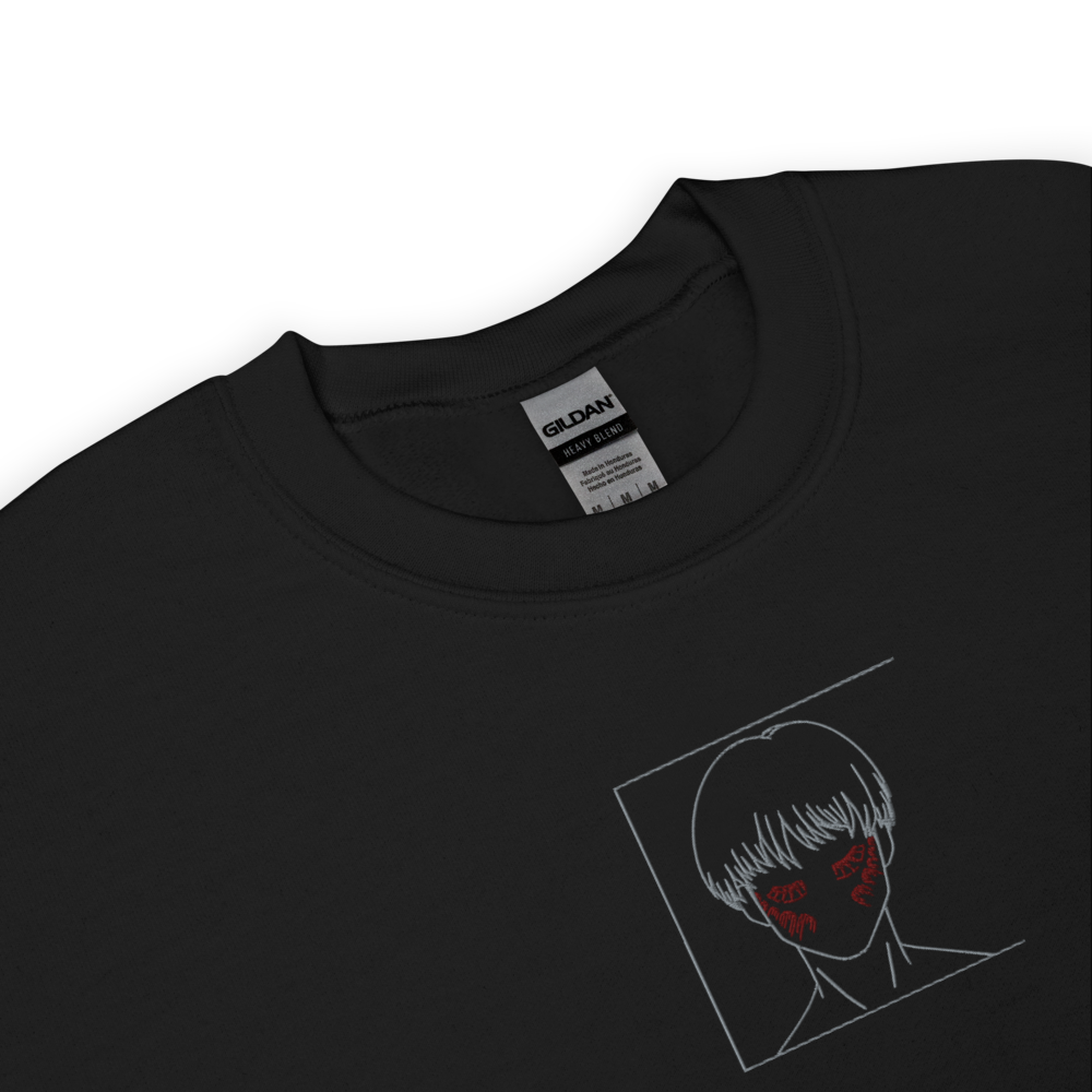 Colossal Titan Marks Embroidered Sweatshirt