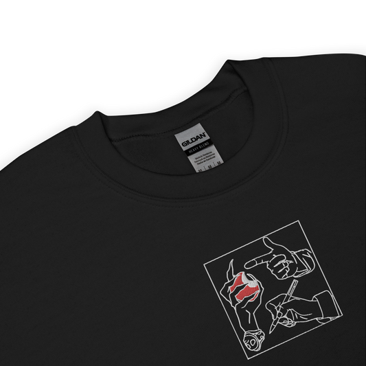 Death Hands Sweatshirt (Embroidered)