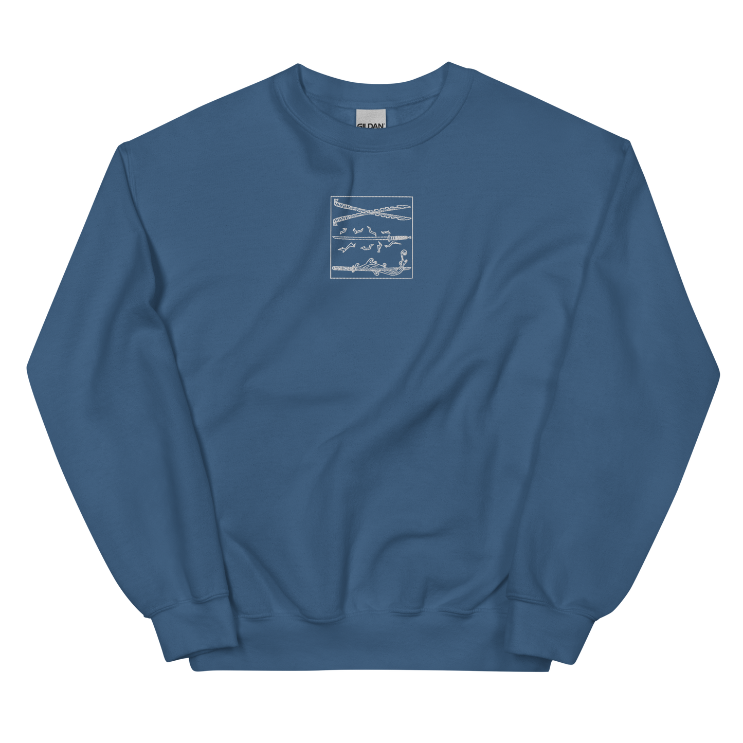 Embroidered Katanas Sweatshirt
