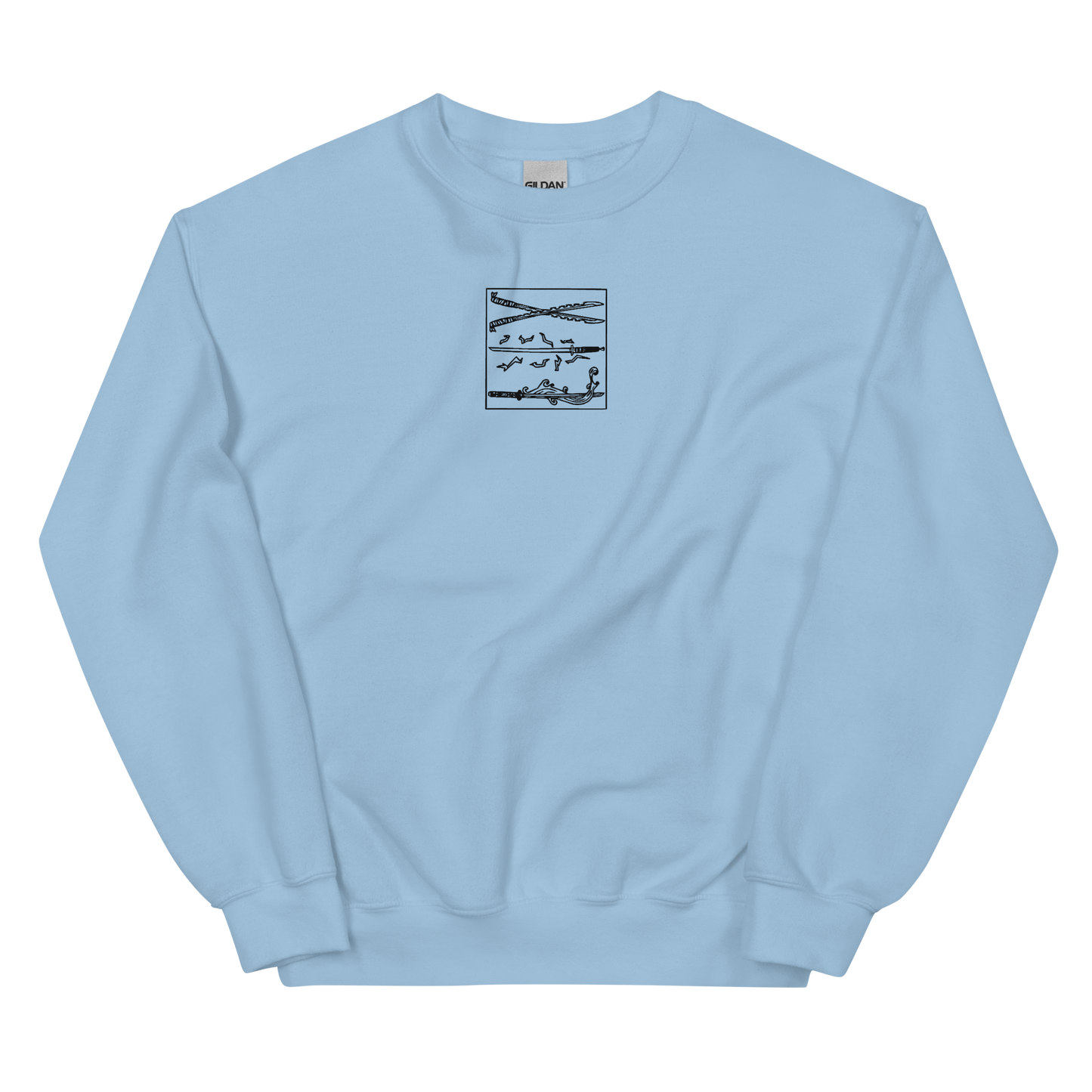 Embroidered Katanas Sweatshirt