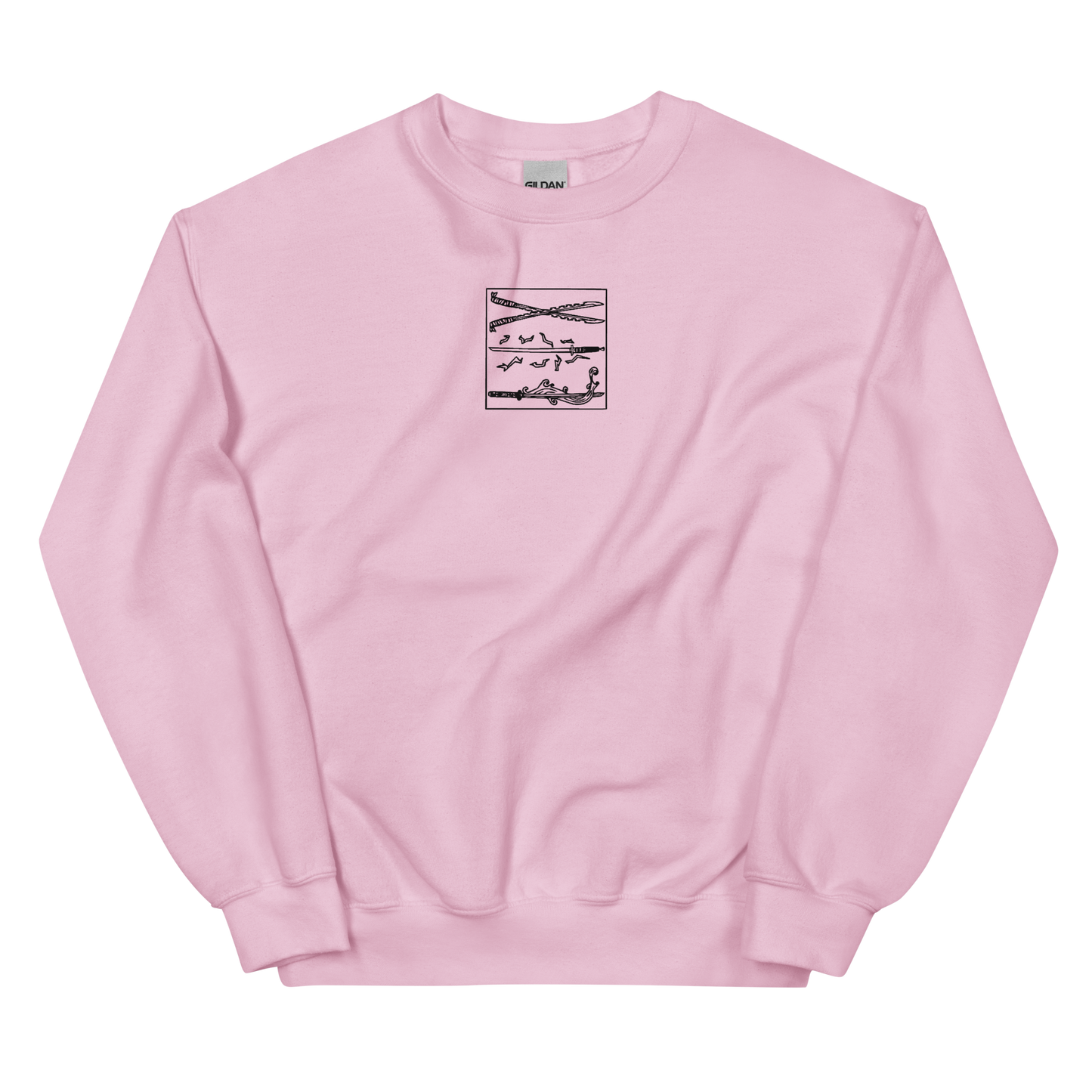 Embroidered Katanas Sweatshirt
