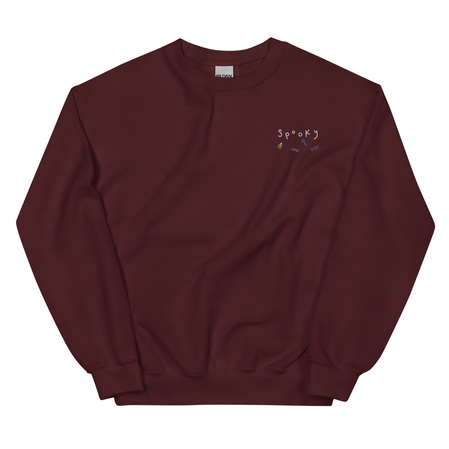 Trick or Treat Yo-self Embroidered Sweatshirt