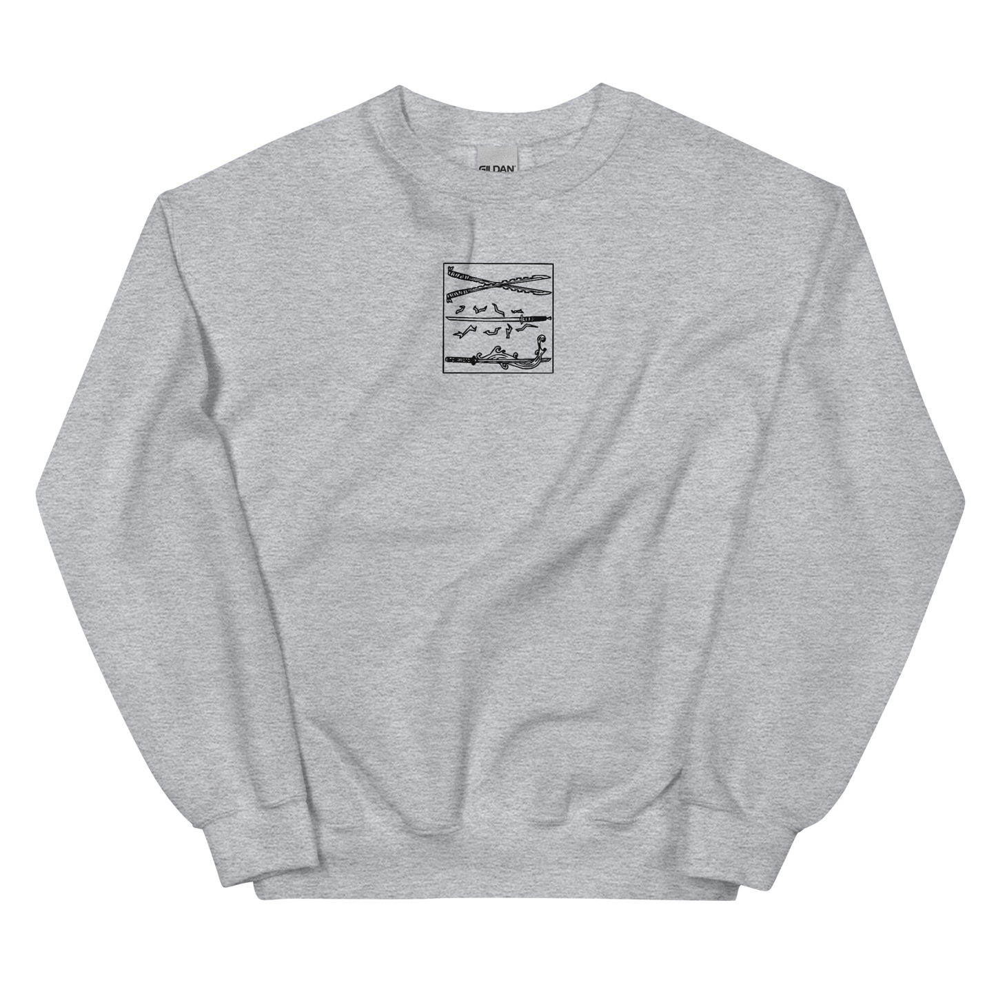Embroidered Katanas Sweatshirt