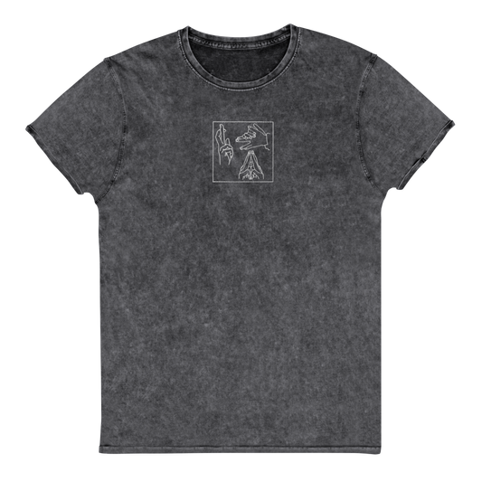 Domain Expansion – Denim T-Shirt (Embroidered)