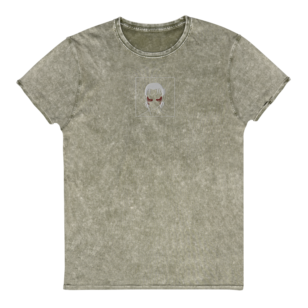 Titan Marks Denim T-Shirt (Embroidered)