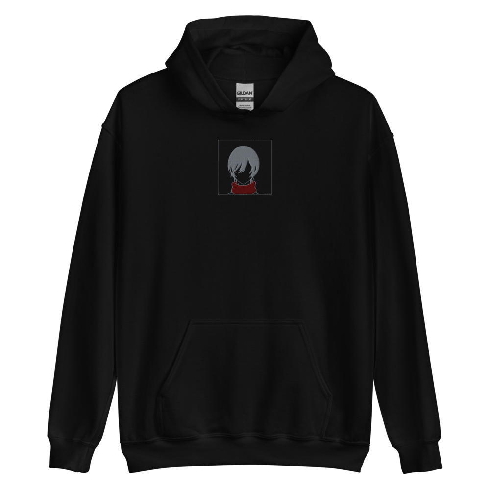 Scarf Girl Embroidered Hoodie