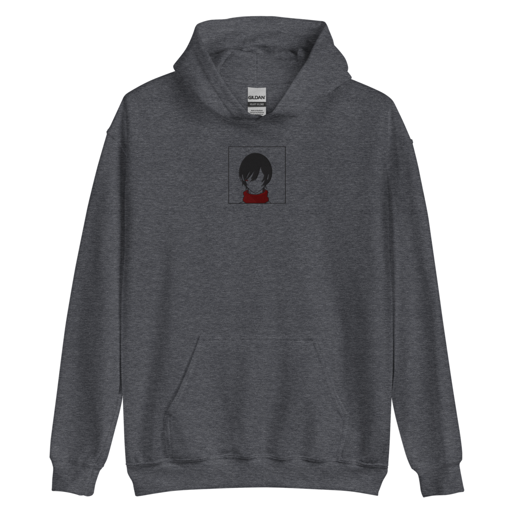Scarf Girl Embroidered Hoodie