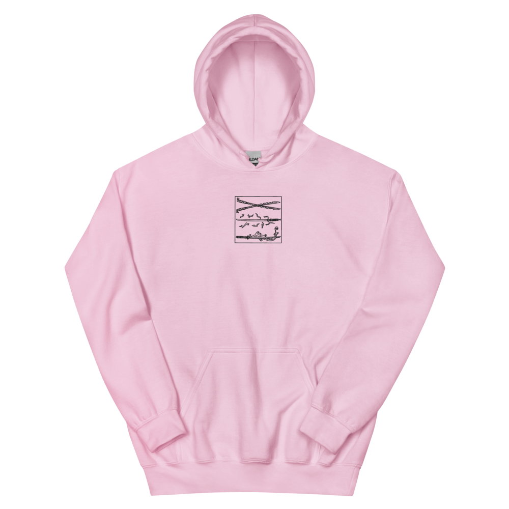 Embroidered Katanas Hoodie