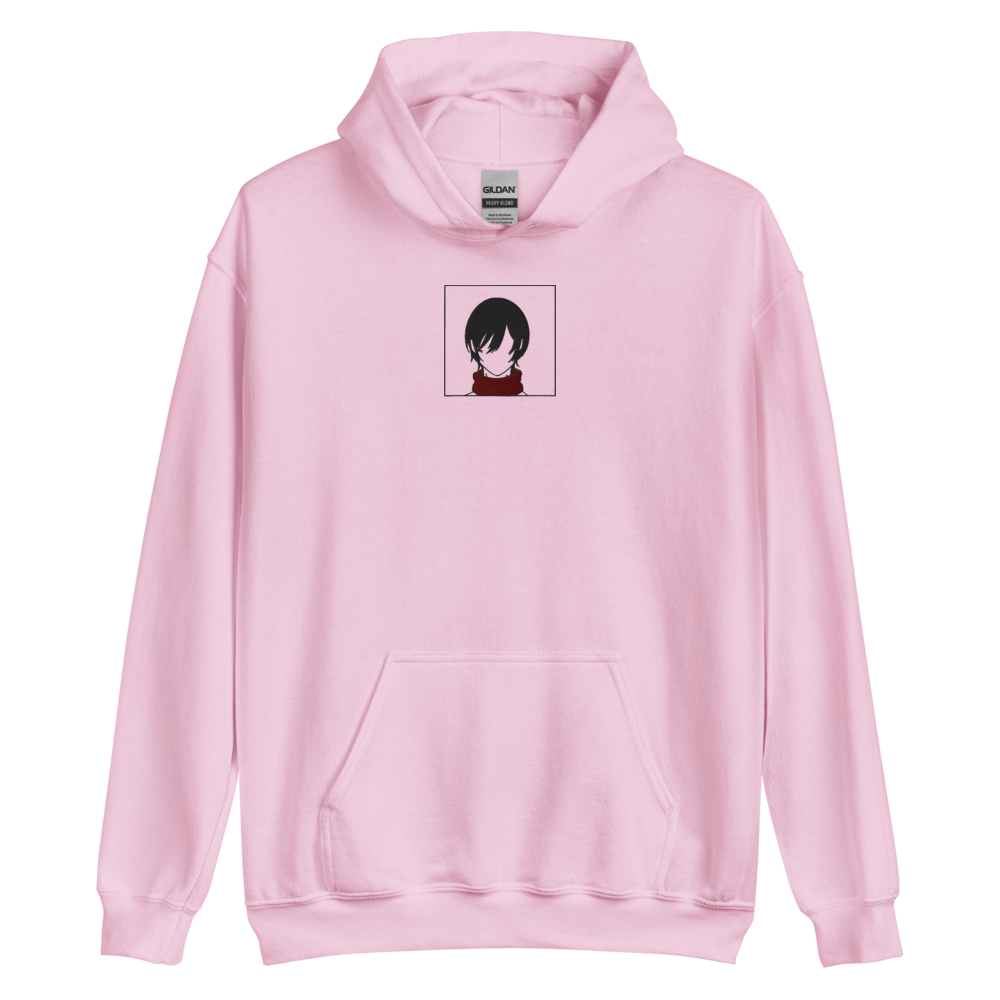 Scarf Girl Embroidered Hoodie