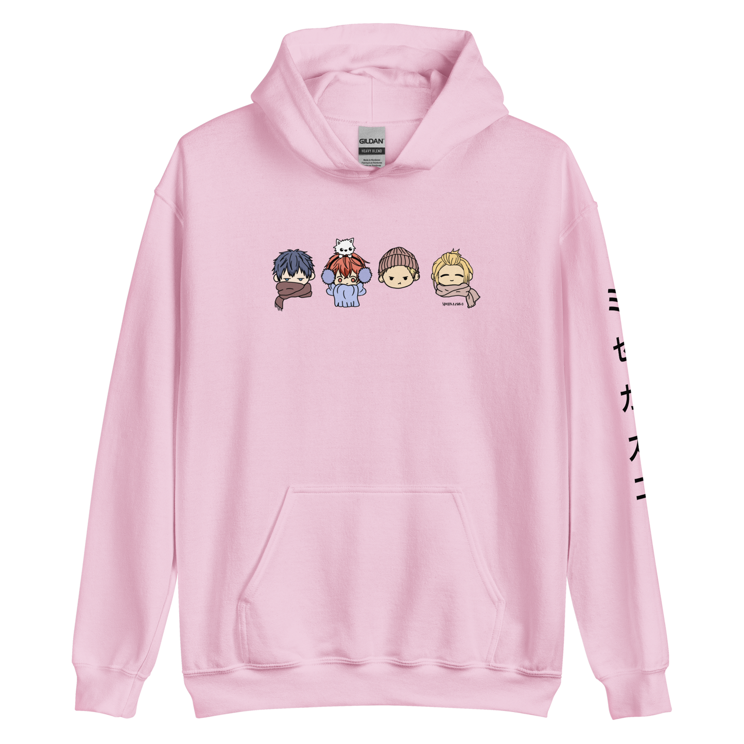 Boy Band Winter Chibi Hoodie