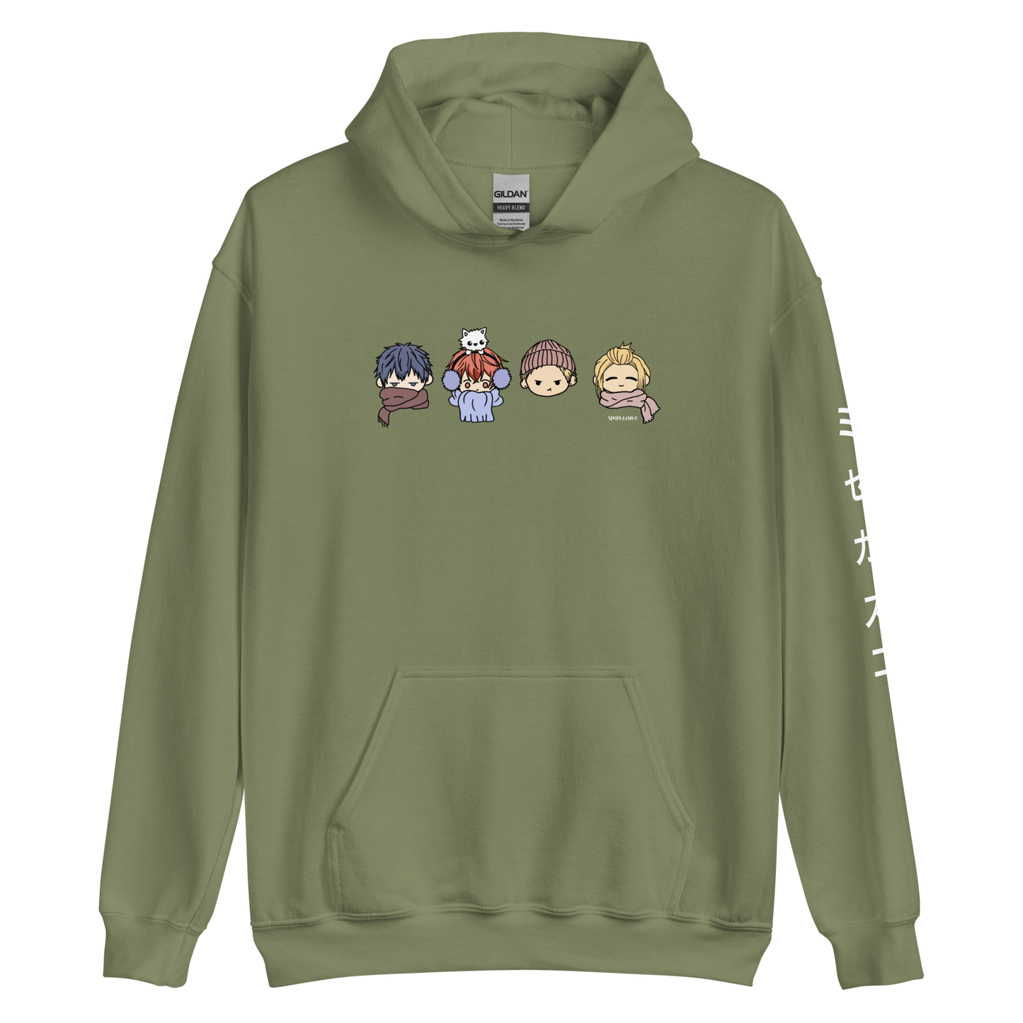 Boy Band Winter Chibi Hoodie