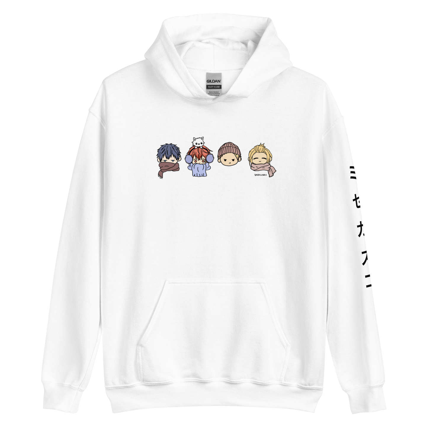 Boy Band Winter Chibi Hoodie