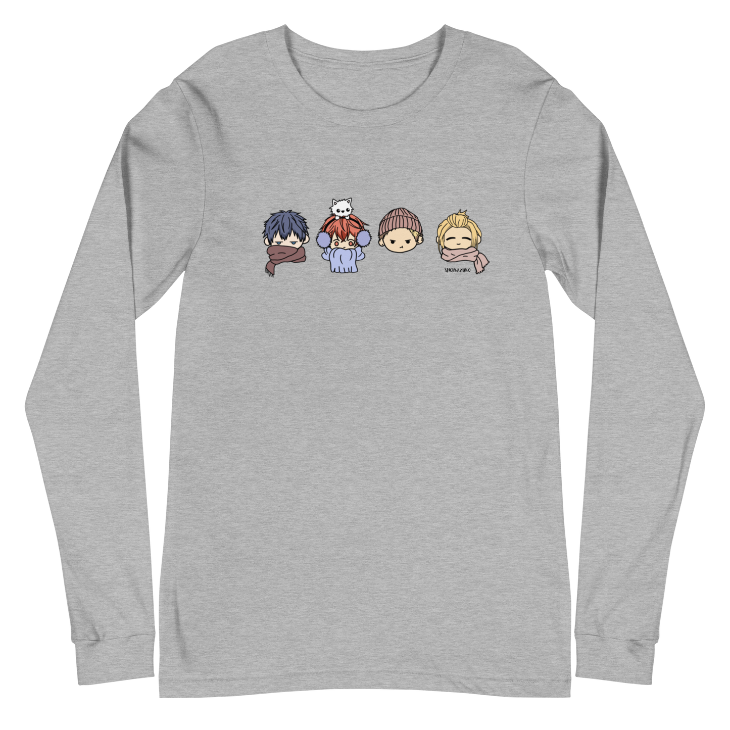Boy Band Chibi Winter Long Sleeve Tee