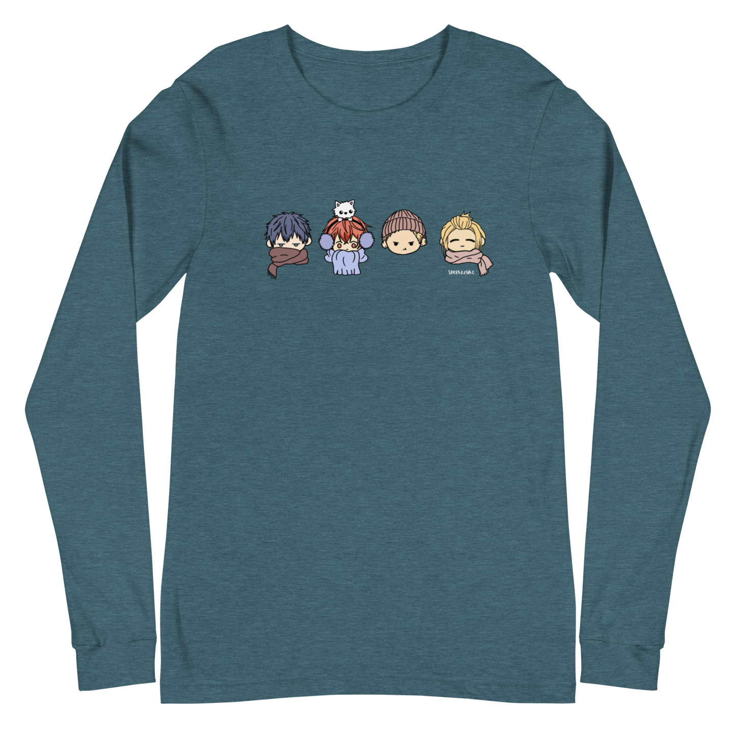 Boy Band Chibi Winter Long Sleeve Tee