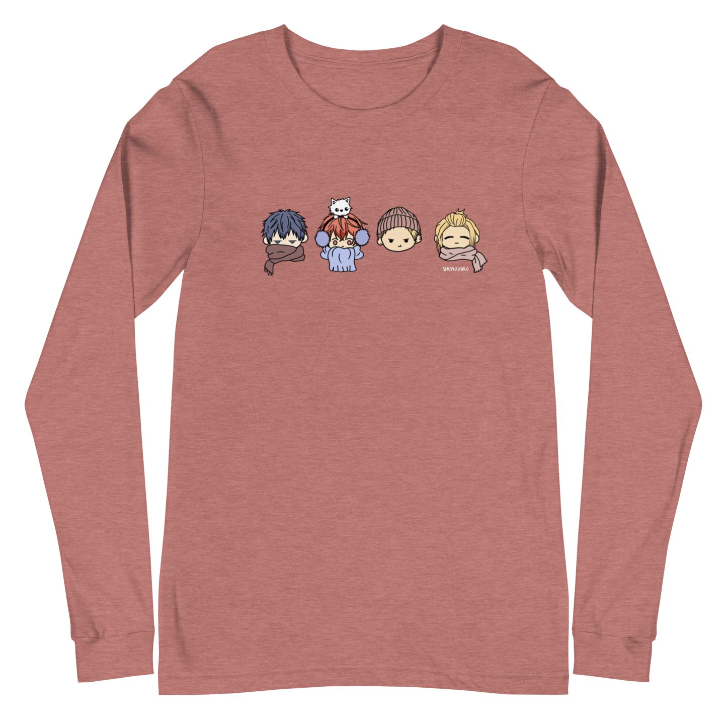 Boy Band Chibi Winter Long Sleeve Tee