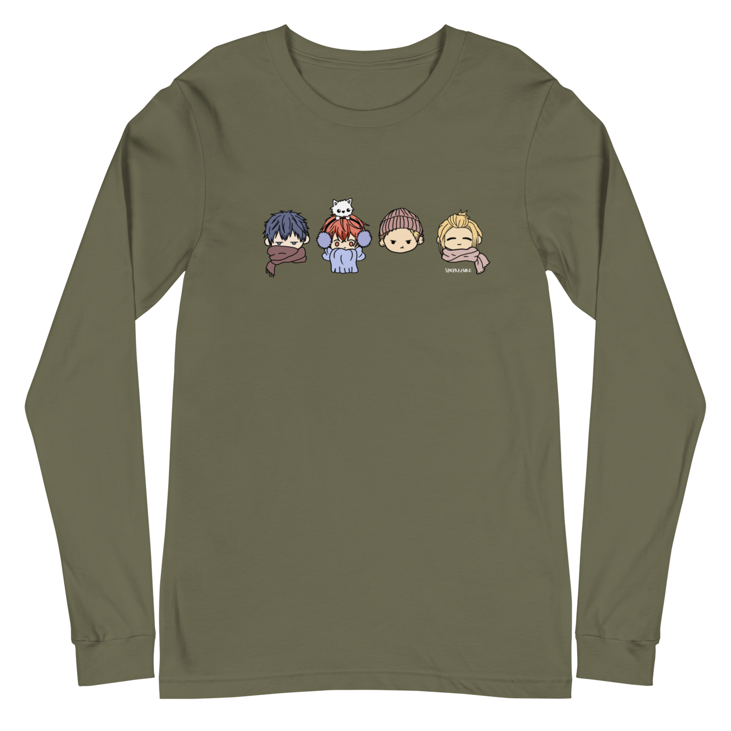 Boy Band Chibi Winter Long Sleeve Tee