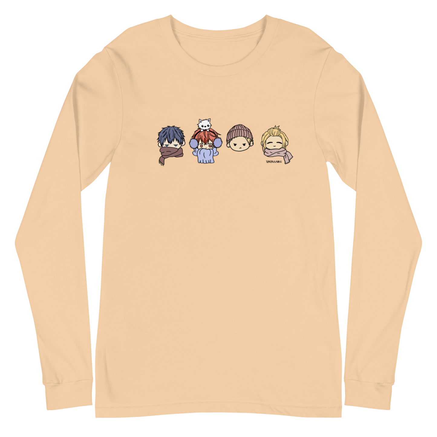 Boy Band Chibi Winter Long Sleeve Tee